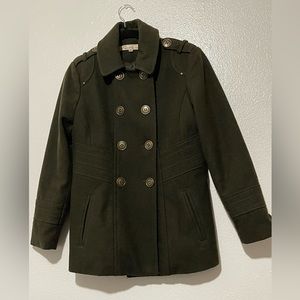 Kenneth Cole New York Forest Green Mid Length Size 8